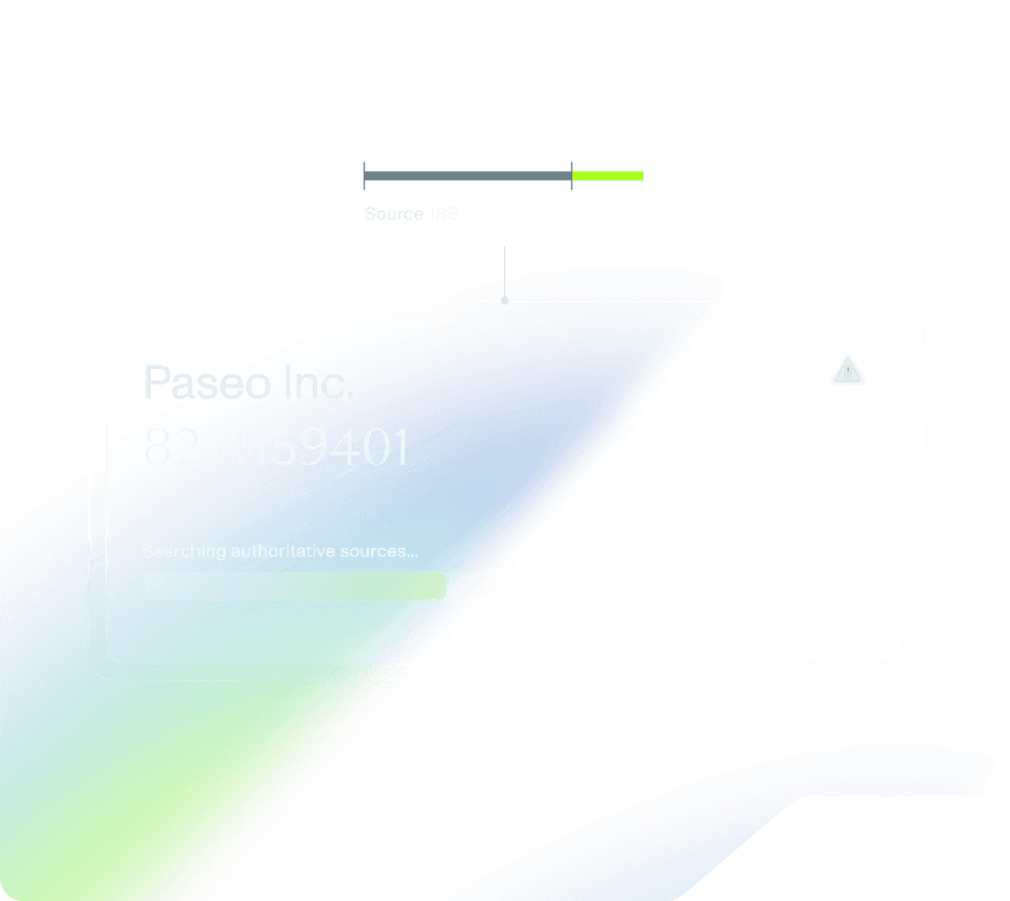 The freshest authoritative data to validate an EIN lookup.