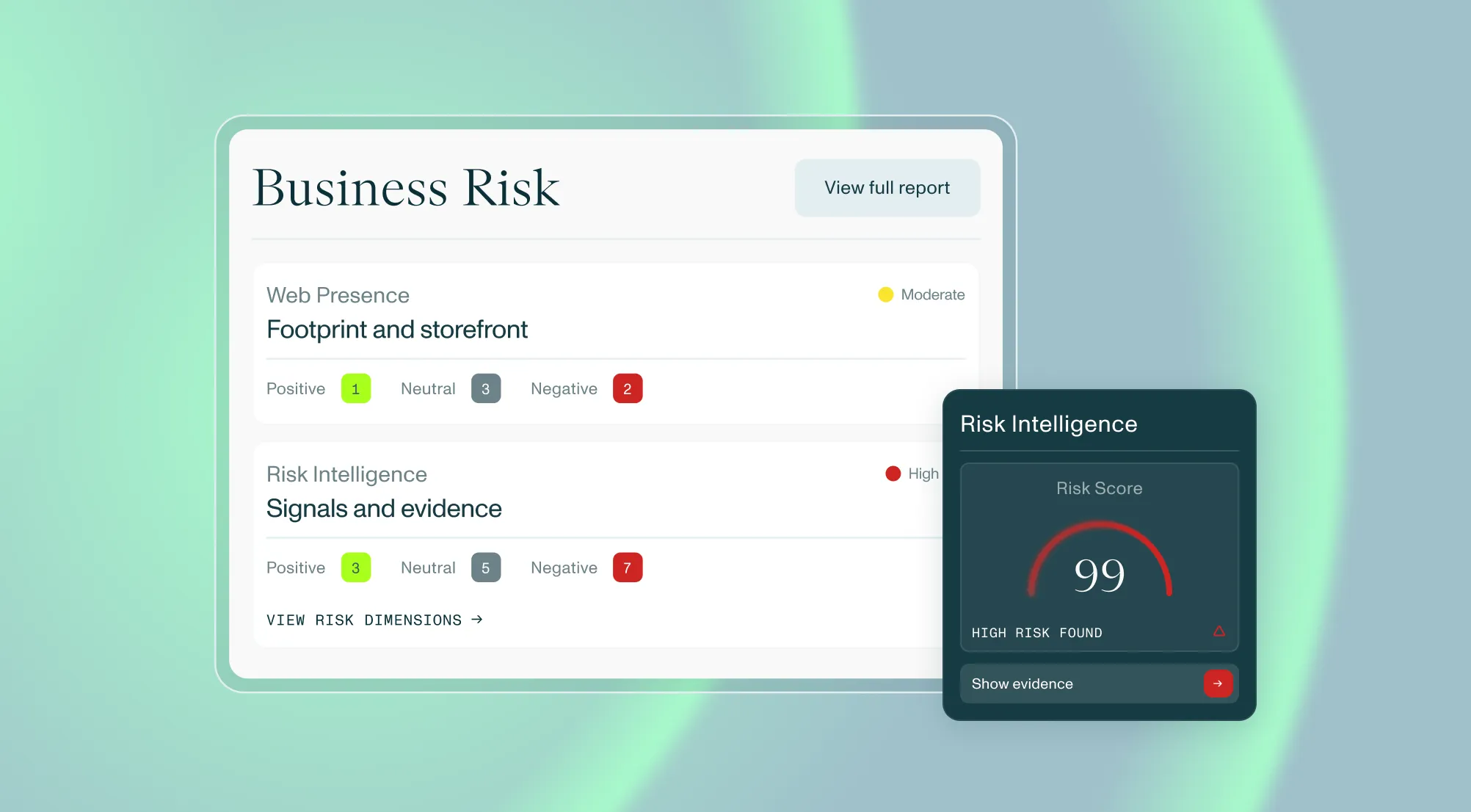 Image of Middesk Business Risk signals.