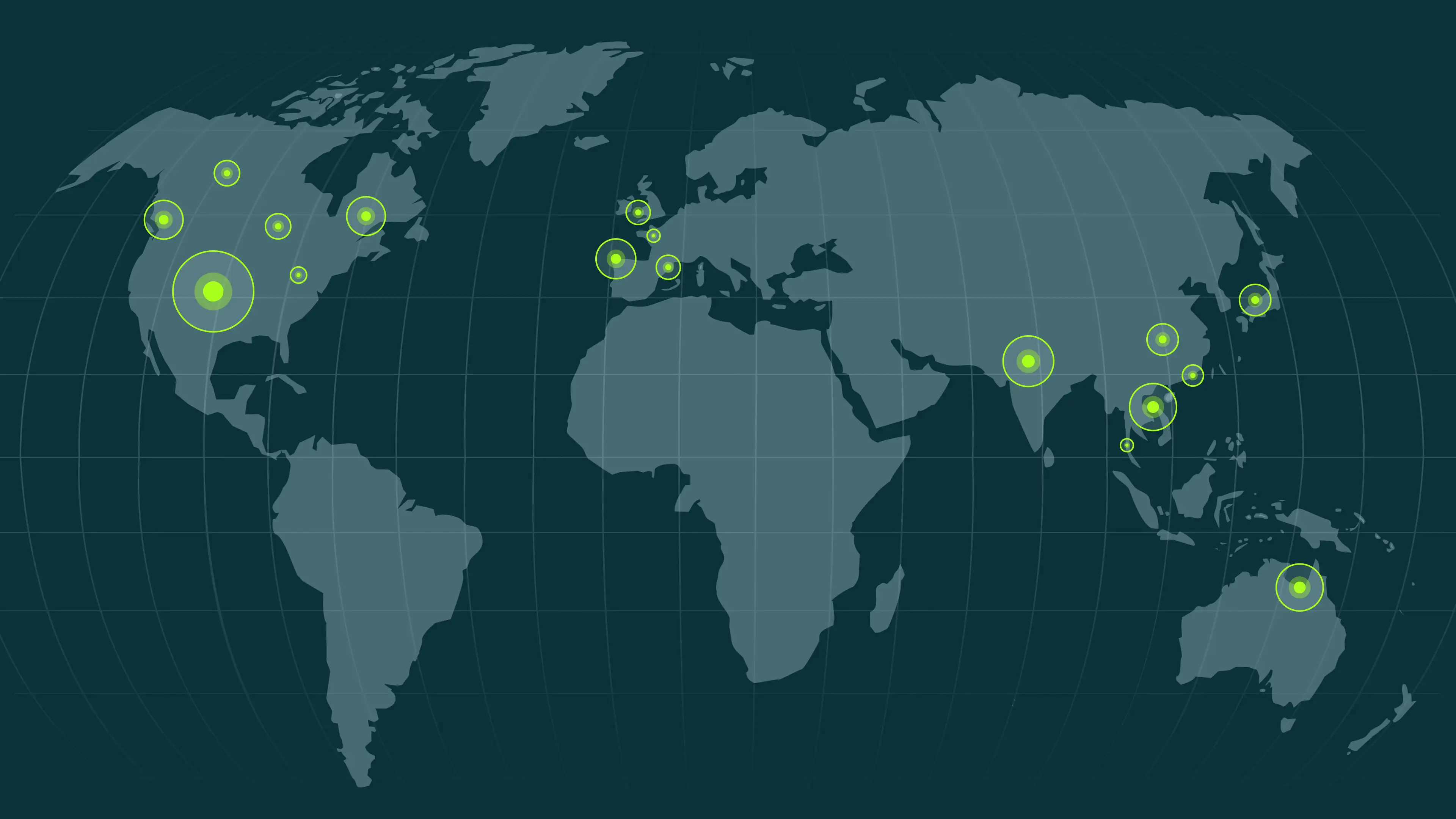 Video showing how Middesk's coverage expands globally.