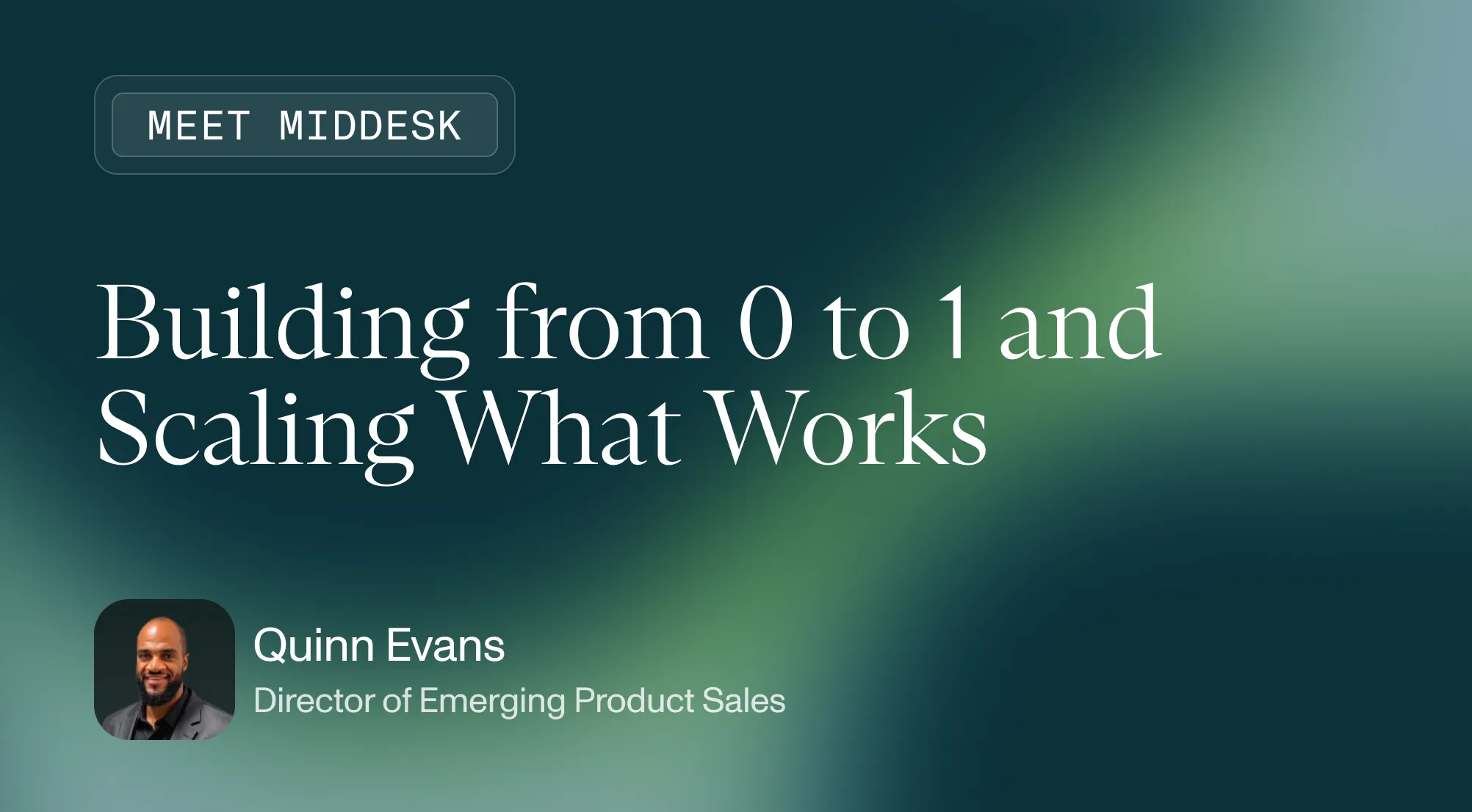 In this conversation, Quinn shares how he thinks about building inside an incubator, what it takes..